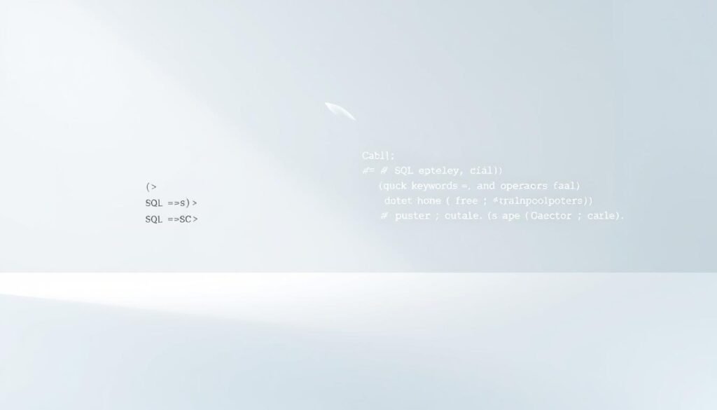 SQL syntax concepts