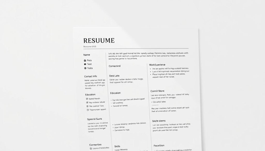 resume structure
