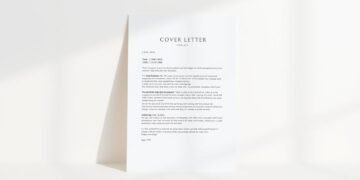 Cover letter template
