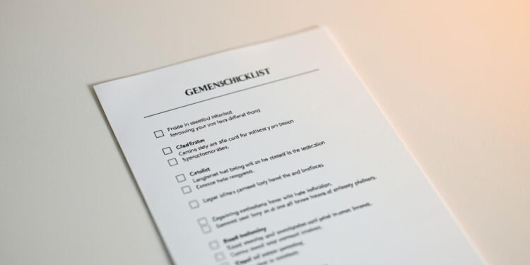 Study abroad documents checklist for Germany