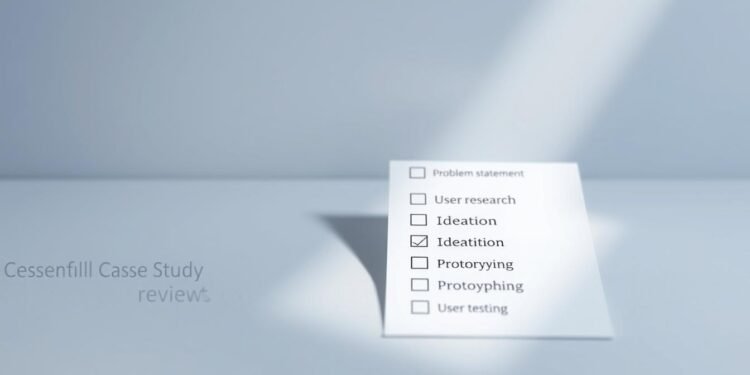 UX portfolio review checklist