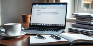 eference request email